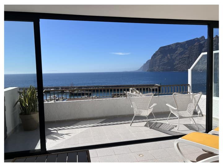Terrace view over the ocean